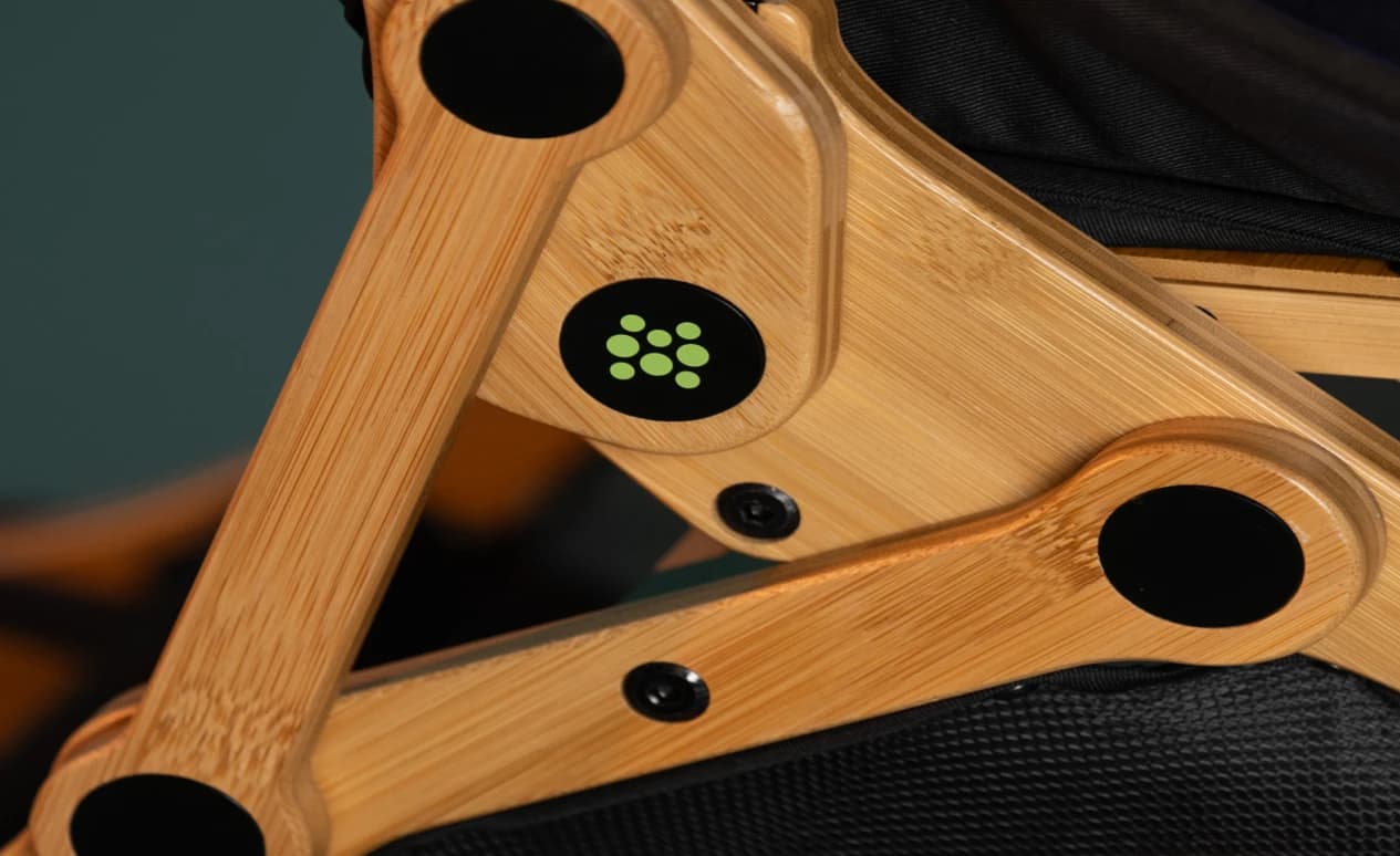 Close-up of the Panda folding mechanism